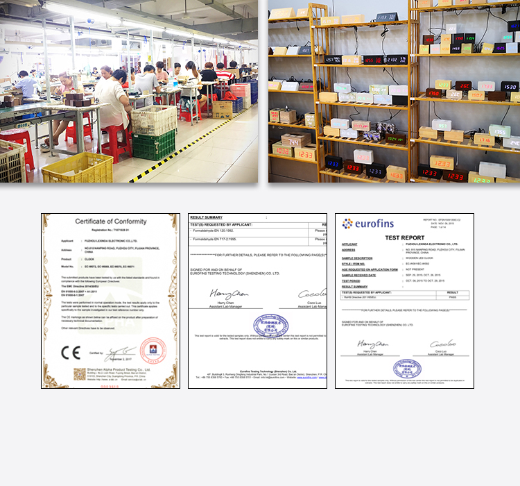 fm portable radio clock certificates