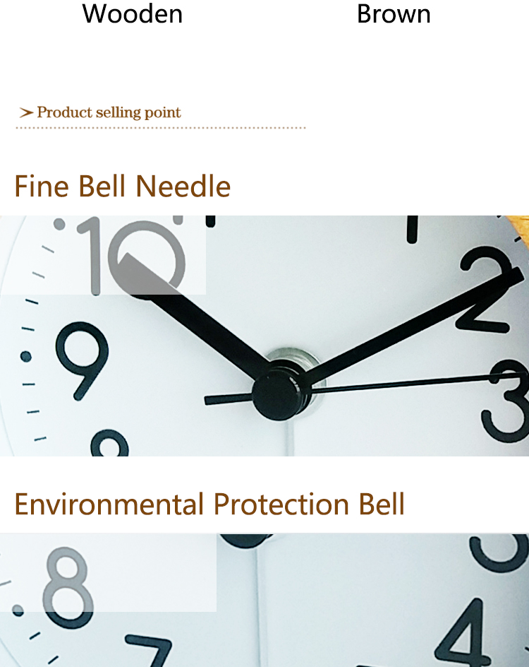 fine bell needle table clock
