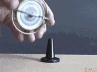 Why does the gyroscope rotate and what is the principle?