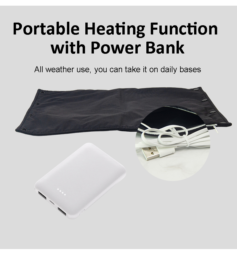 foldable camping heated seat cushion