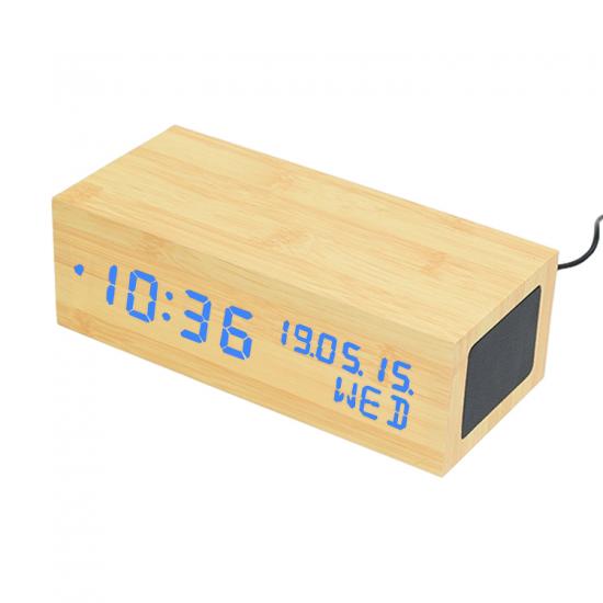 bluetooth speaker alarm table clock