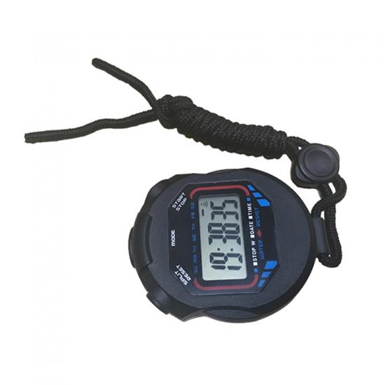 Handheld single line alarm digital sports stopwatch
