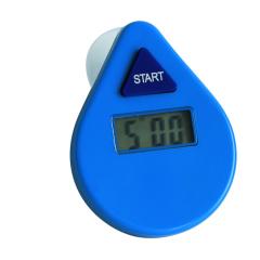 Waterproof countdown shower timer with suction cup
