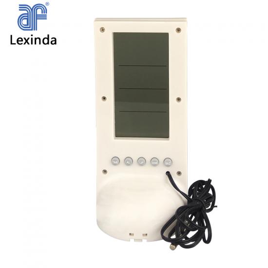  digital LCD alarm clock with indoor outdoor temperature therometer