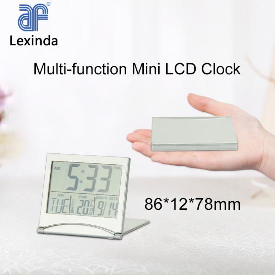 digital multi-function mini LCD clock