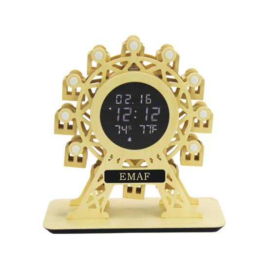 Nordic Ferris Wheel Decoration Rotating Creative Home Clock For Desktop