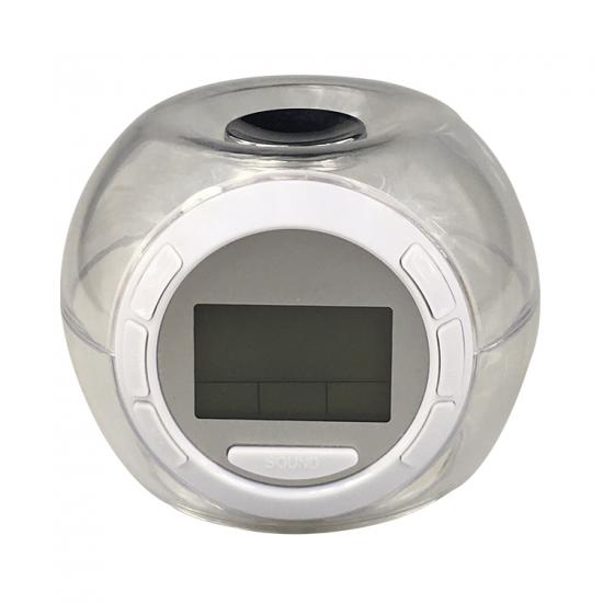 Football Design LCD display clock Nature sound Clock with 7 colorful backlight