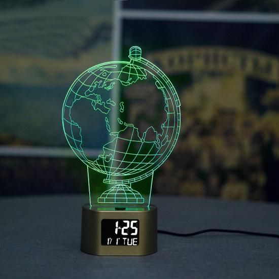 LCD newly design lamp table clock