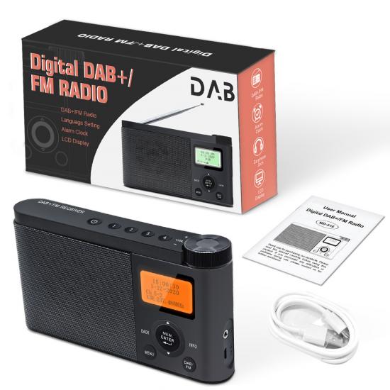 DAB+ FM Radio clock