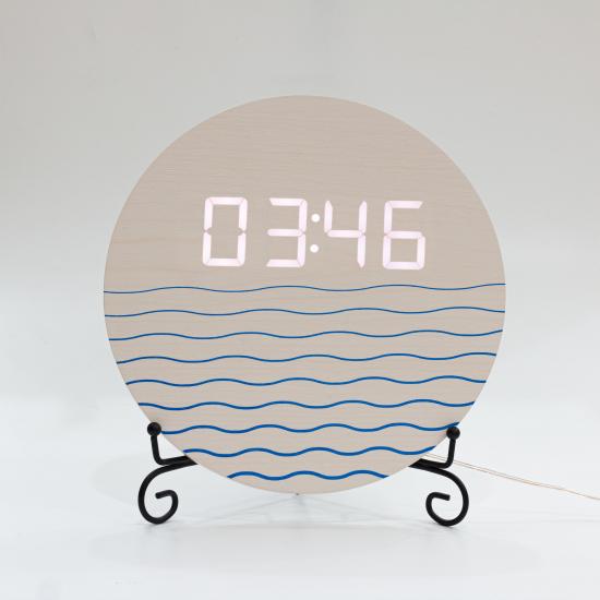 Pattern LED Wall Clock