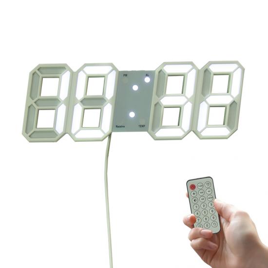 Modern 3D LED Alarm Clock
