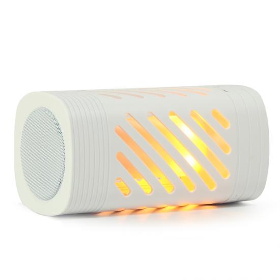 Outdoor Bluetooth Speaker with Flame Touch Light