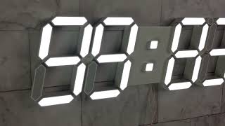 Hot selling Big 3D LED Digital Alarm Clock