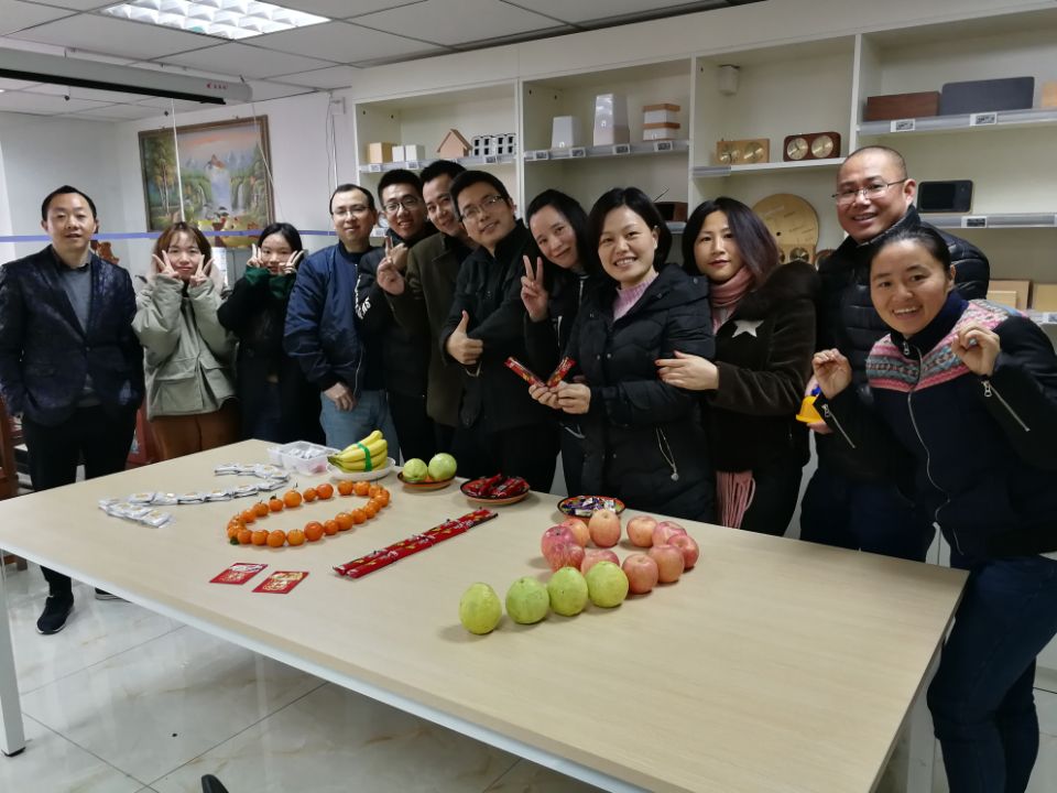 Foreign trade team celebrate auspicious start to the new year 2019!